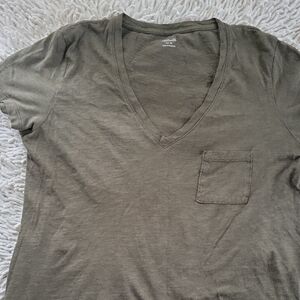 Madewell Olive Short Sleeve Tee